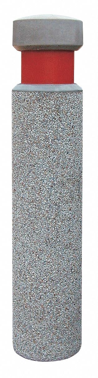 Bollard, Round, 12in.Lx12in.Wx60in.H