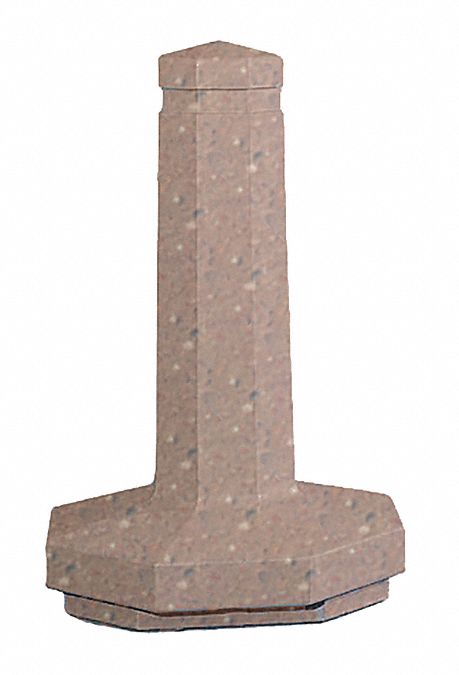Bollard, Round, 8in.Lx22in.Wx36in.H