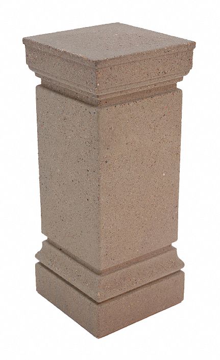 Bollard, Square, 13in.Lx13in.Wx33in.H