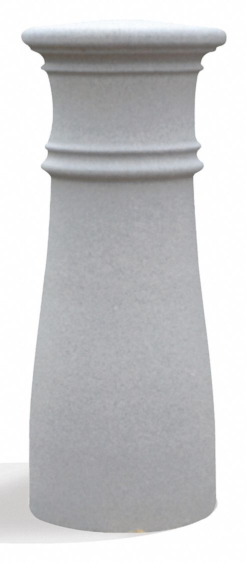 Bollard, Round, 15in.Lx15in.Wx38in.H