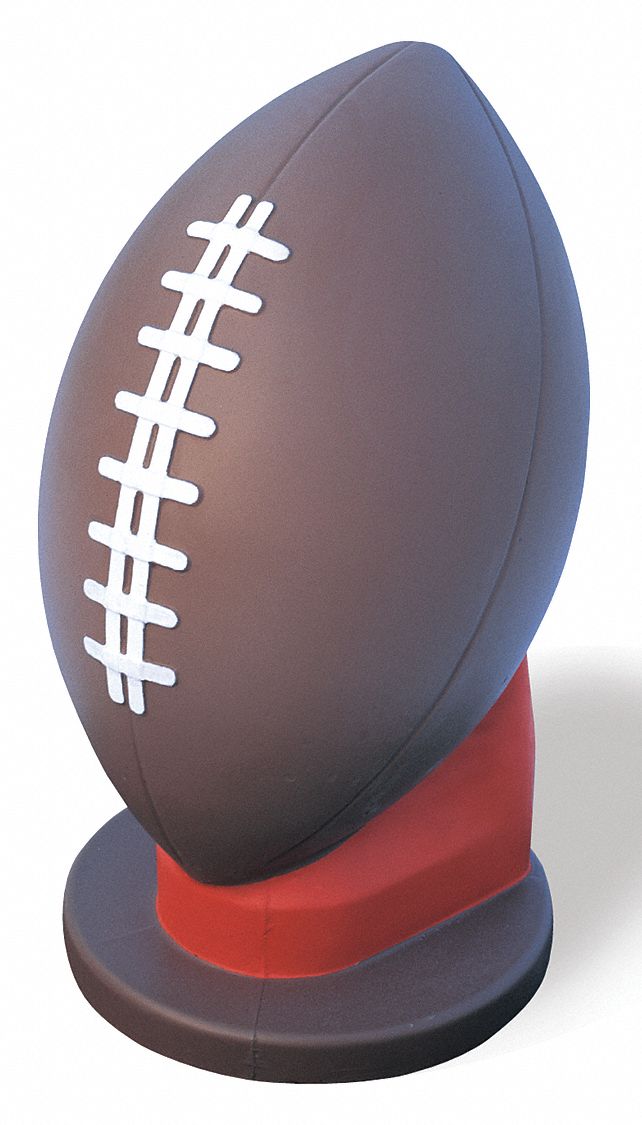 Bollard, Football, 18in.Lx18in.Wx33in.H