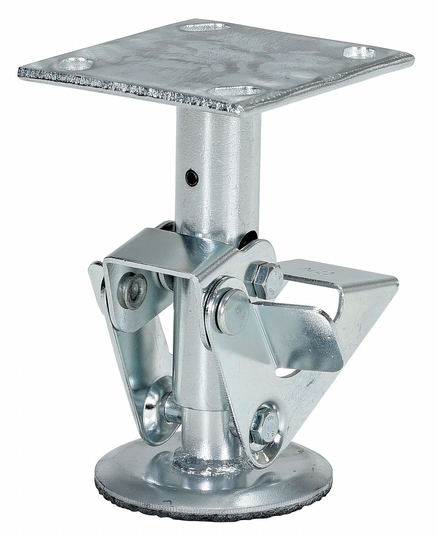 GRAINGER APPROVED General Purpose Floor Lock For 6 in Wheel Dia., 6 1/