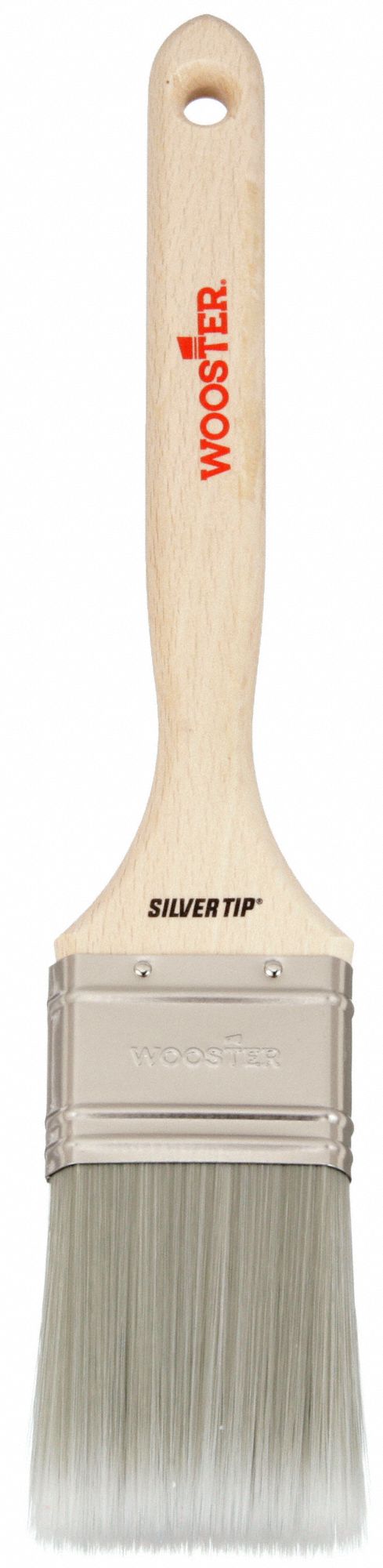 Paint Brush: Flat Sash Brush, 2 in, Synthetic, Polyester