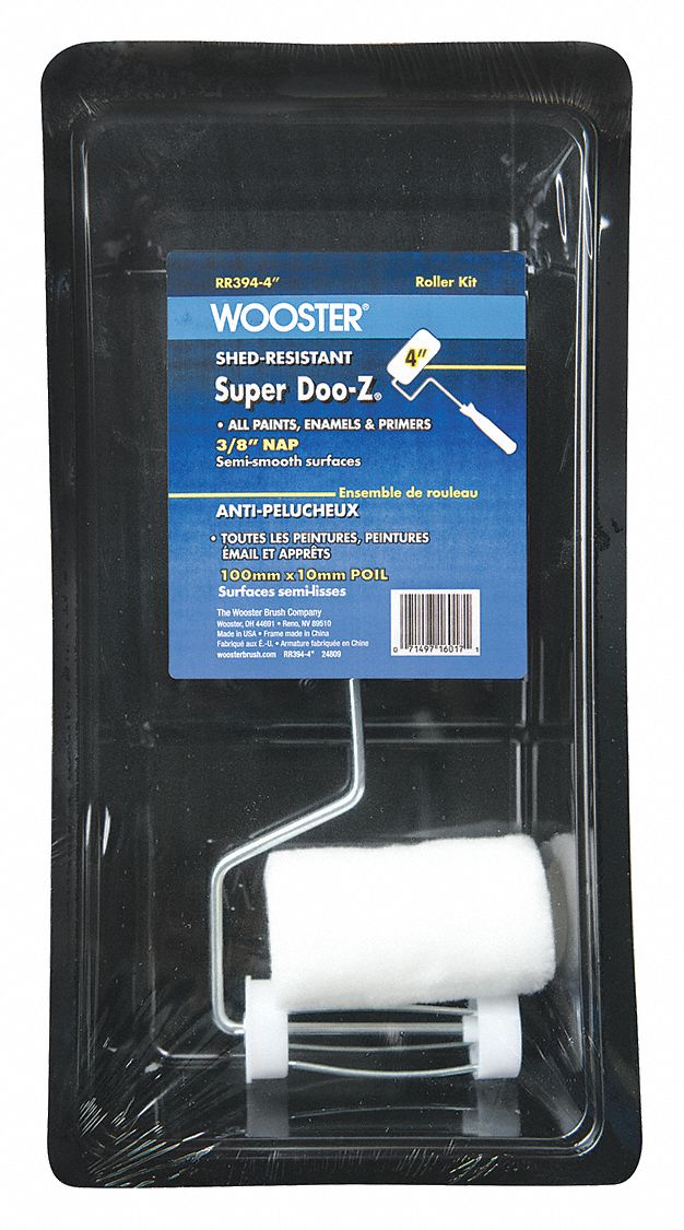 Linzer Best Professional 4" X 3/8" Woven Mini Roller, 5 Count