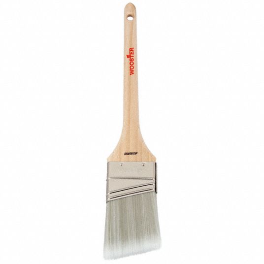 Wooster 5224-2 Silver Tip Thin Angle Sash Paint Brush, 2