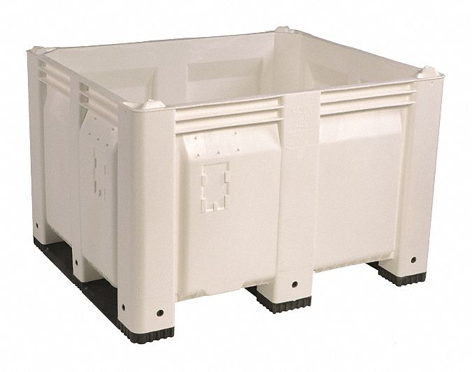 DECADE PRODUCTS Bulk Container 25.4 cu ft, 48 in x 40 in x 31 in, 4