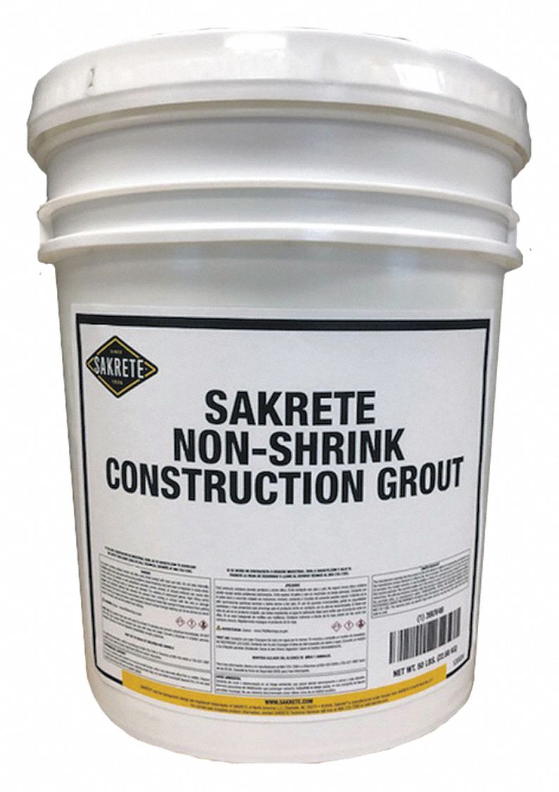 SAKRETE NonShrink Grout 50 lb, 30 min Starts to Harden, 3 days Full