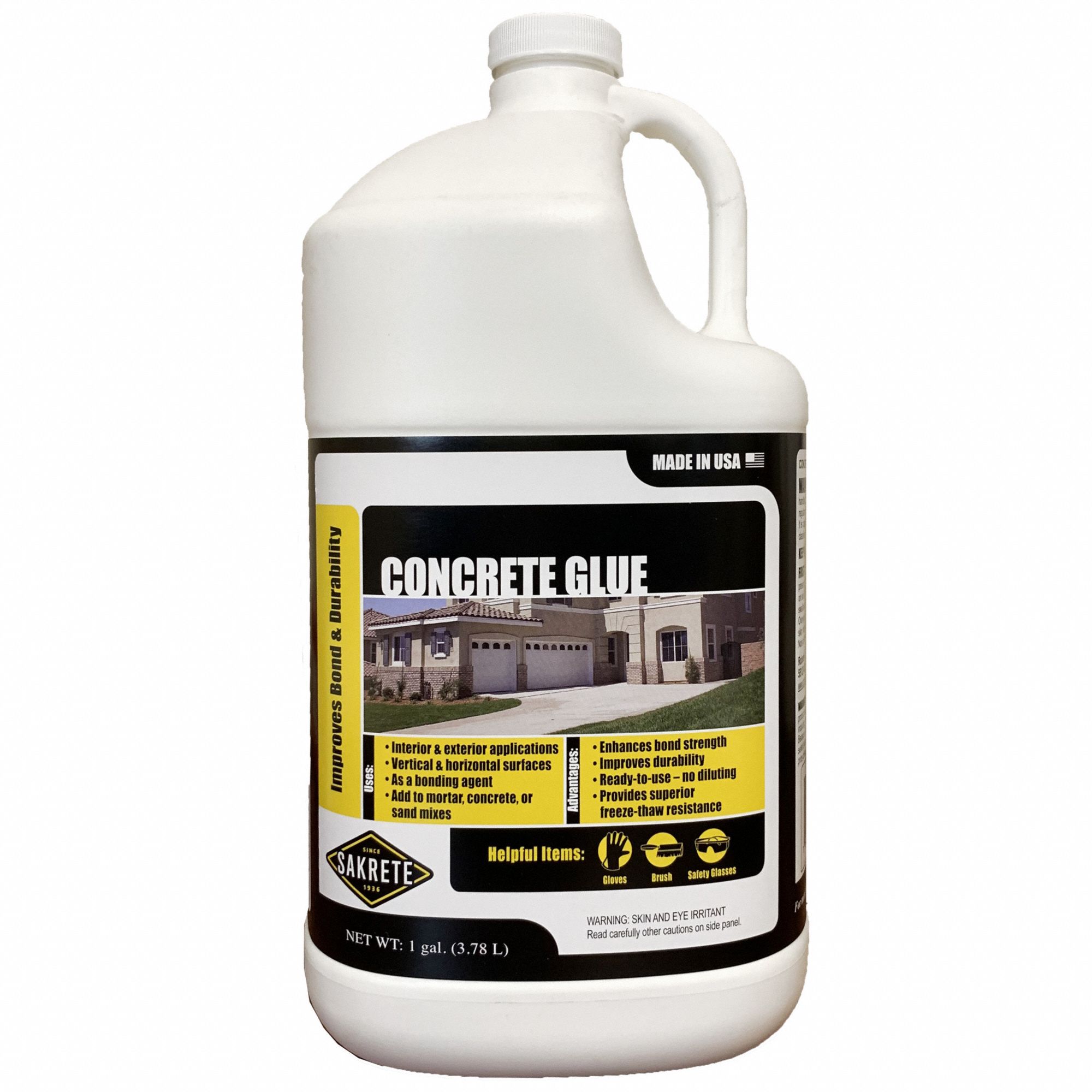 SAKRETE, 1 gal, Bottle, Construction Adhesive 39UV50sakrete Grainger