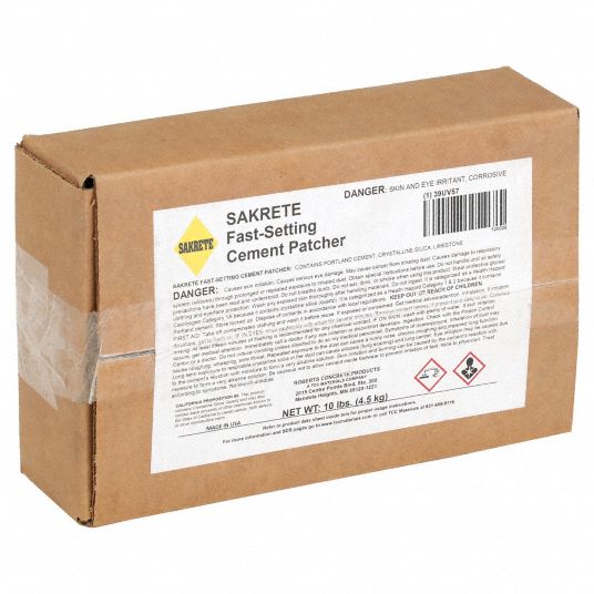 SAKRETE, Fast Setting, Cement, Concrete Repair Compound - 39UV57|120028 ...
