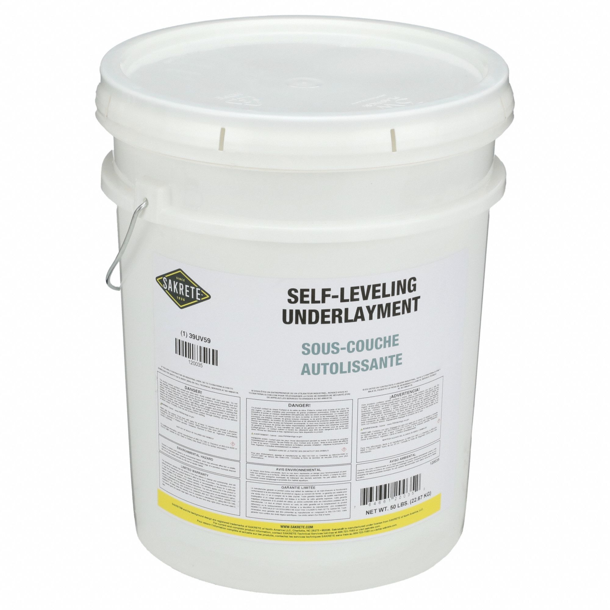 SAKRETE, SelfLeveling Underlayment, Cement, Concrete Leveling Compound
