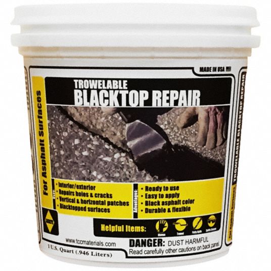 SAKRETE, Trowelable Blacktop Repair, Limestone Asphalt Mix, Asphalt