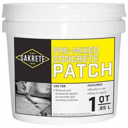 SAKRETE, Joint Fillers, Gray, PreMixed Concrete Patch 39UV63120547