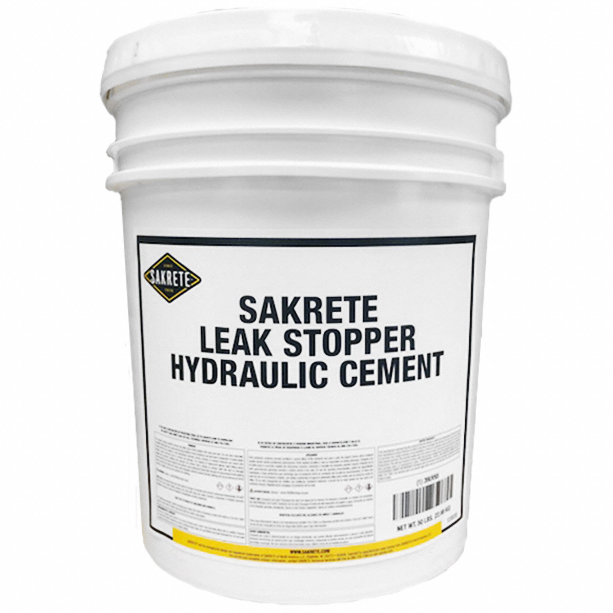 HYARDRAULIC CEMENT, LEAK STOPPED HYARDRAULIC CEMENT, CEMENT, 50 LB, PAIL, GREY