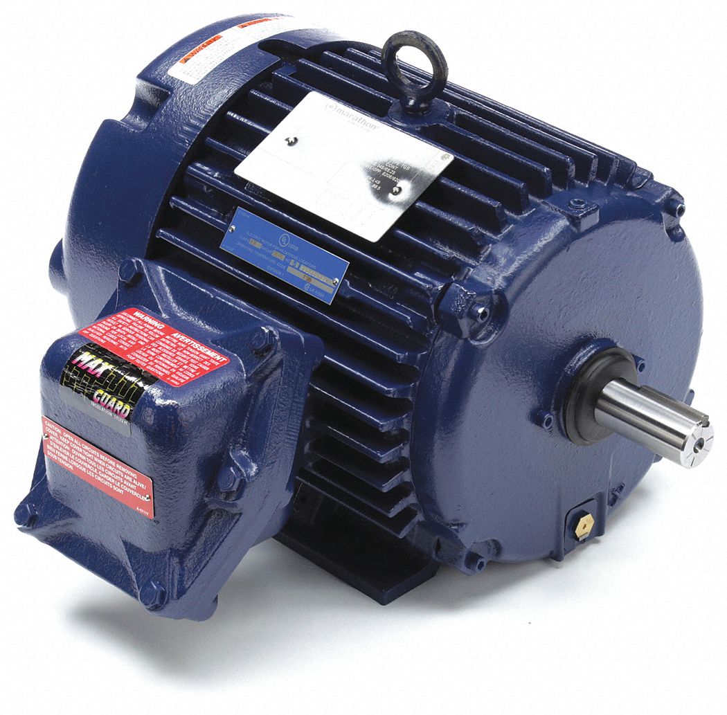 Hazardous Location Motor: Division I, Class I/Class II, Rigid Base, 3 hp Horsepower