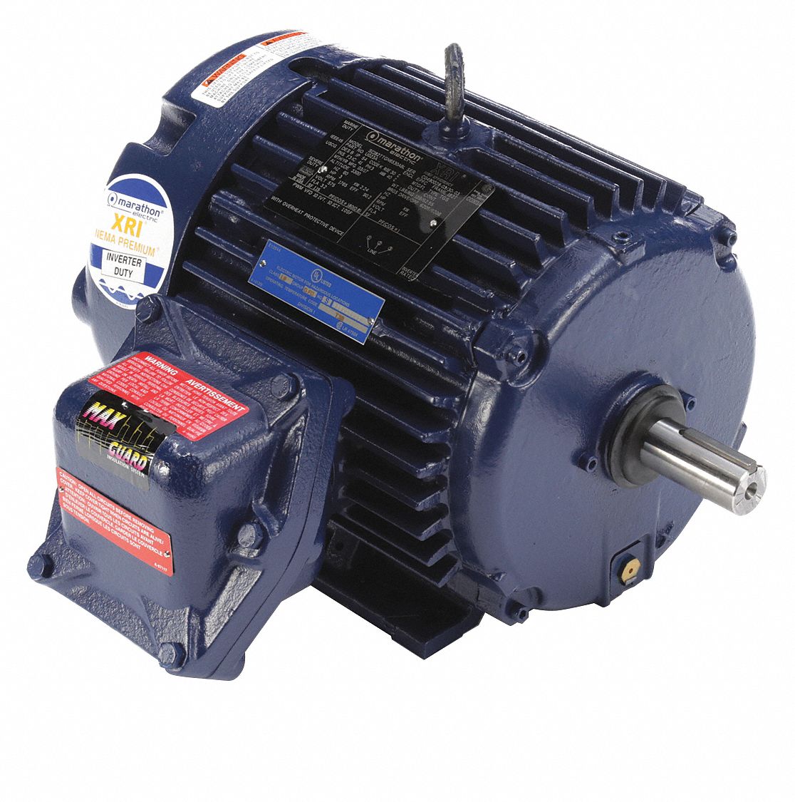 Hazardous Location Motor: Division I, Class I/Class II, Rigid Base, 3 hp Horsepower