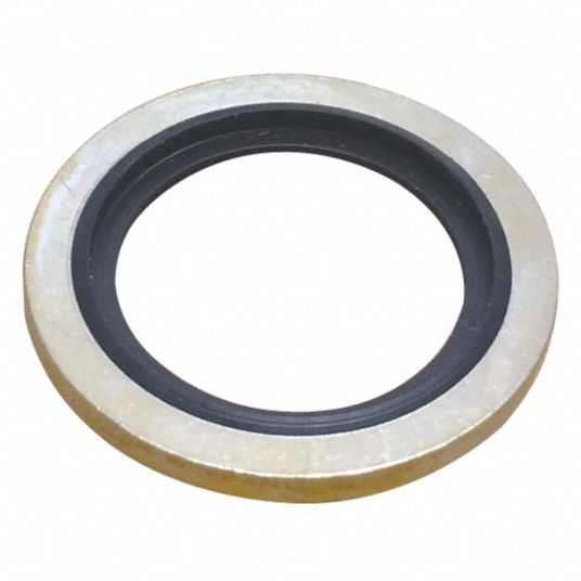 ADAPTALL Sealing Washer For Screw Size 1/2 in, Metal Bonded Washer