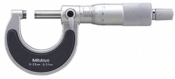 OUTSIDE MICROMETER, 7 TO 8 IN/.001 IN RANGE