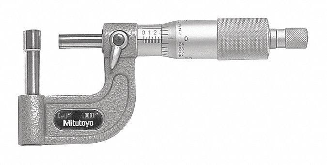 TUBE MICROMETER, 0 TO 1 IN/.0001 IN RANGE