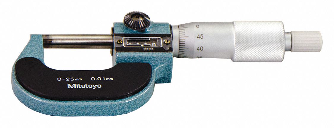 OUTSIDE MICROMETER, CARBIDE ANVIL, +/- 2 MM ACCURACY