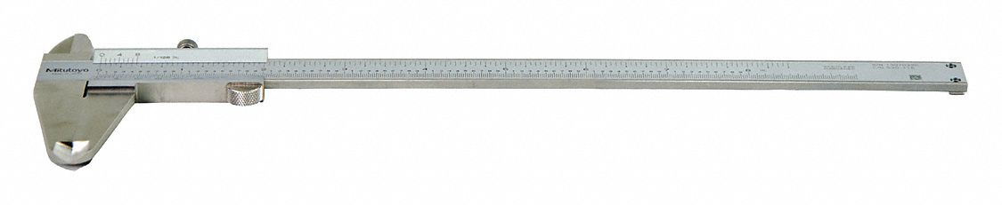 VERNIER CALIPER, STAINLESS STEEL, +/-0.0015 IN ACCURACY, SATIN CHROME FINISH