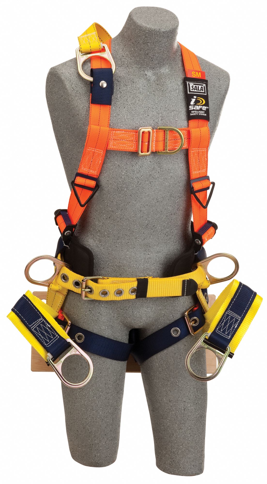 3M DBI-SALA Full Body Harness: Climbing/Positioning, Vest Harness, Back ...