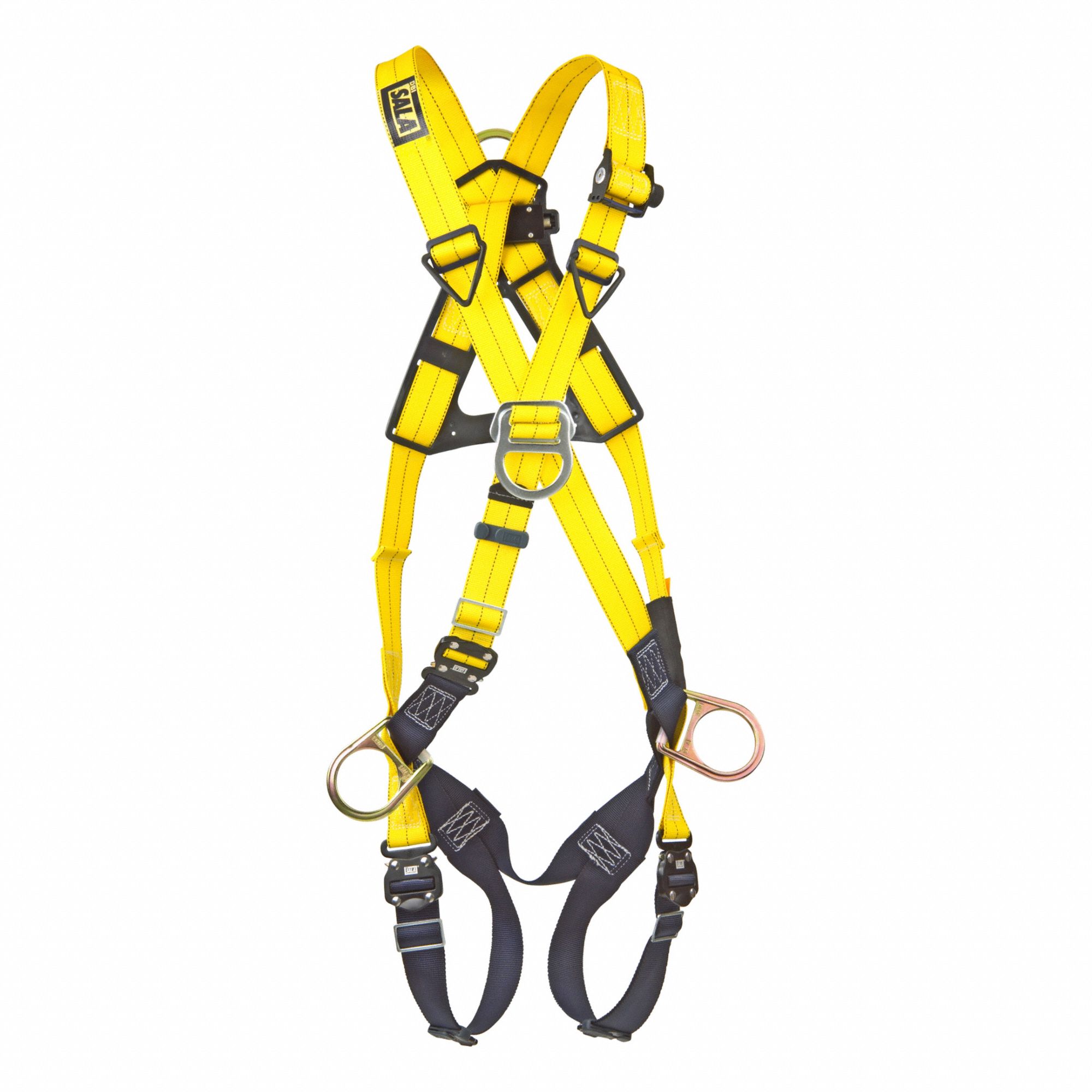 Full Body Harness: Crossover, Quick-Connect Buckles, S, 420 lb Capacity