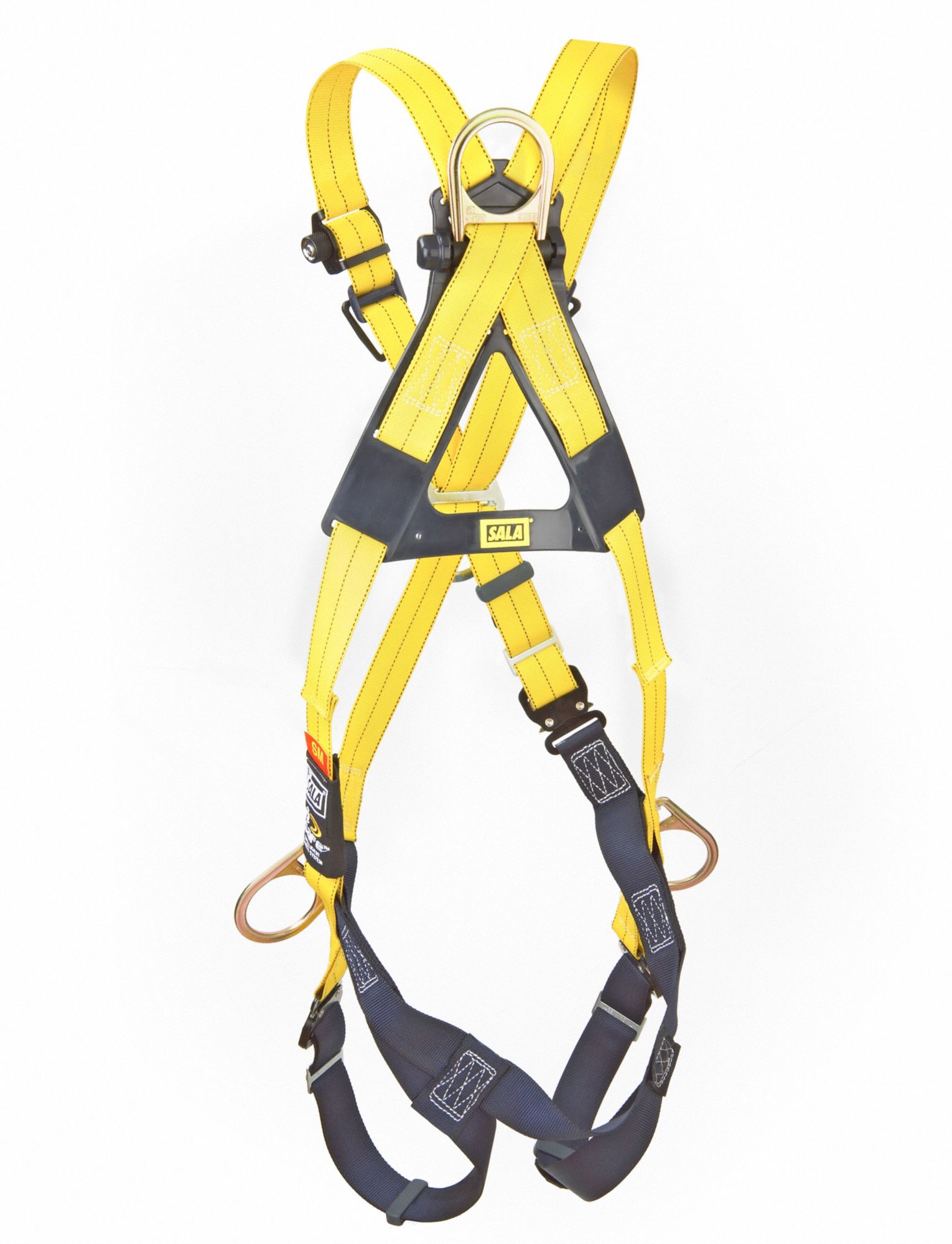 3M DBI-SALA Full Body Harness, 420 lb, Yellow - XL - 39Z623|1110727 ...