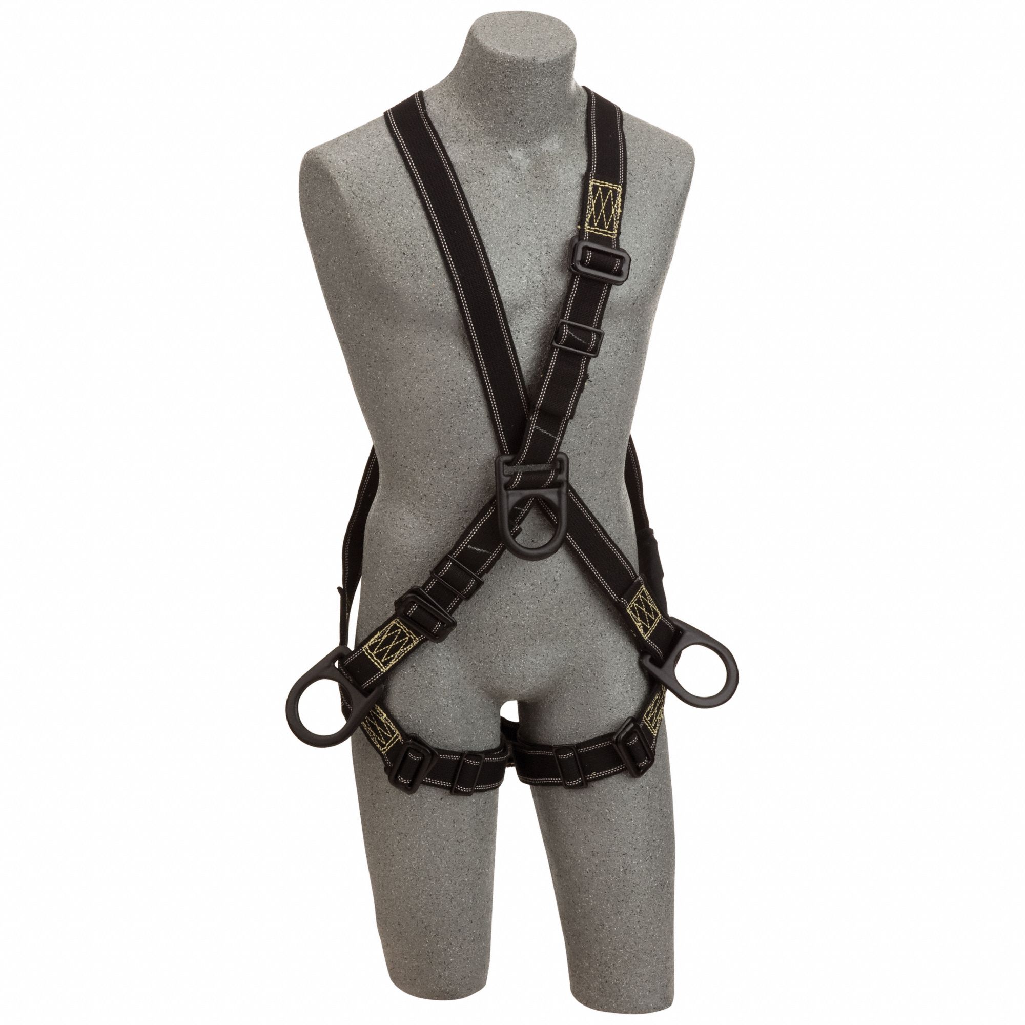 Full Body Harness: Crossover, Mating Buckles, Universal (S/M/L/XL), 310 lb Capacity