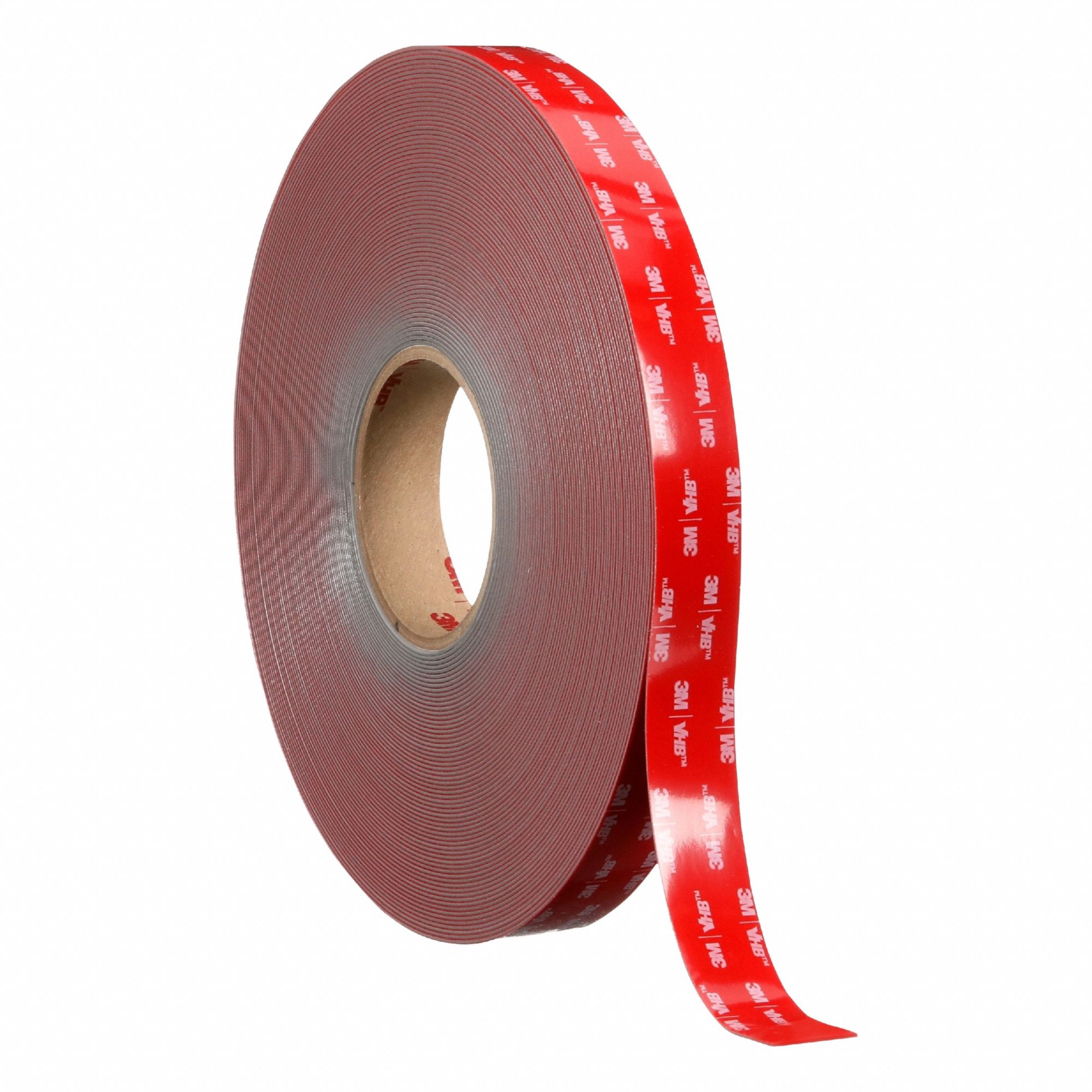 Foam Tape: Conformable, 3/4 in Wd, 36 yd Lg, 45 mil Thick, Gray, Acrylic, Closed, 3 PK