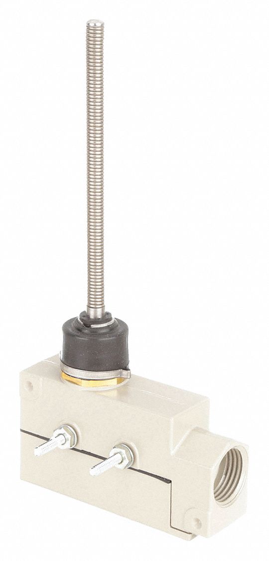 WOBBLE STICK LIMIT SWITCH, WOBBLE STICK, 2 MOUNTING HOLES, ALUMINUM, 4.55 IN ACTUATOR L