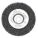 WIRE WHEEL BRUSH, CRIMPED STEEL, 4 IN DIAMETER X ½ IN W, ½ IN TO ⅜ IN ARBOUR, 0.008 IN FILL