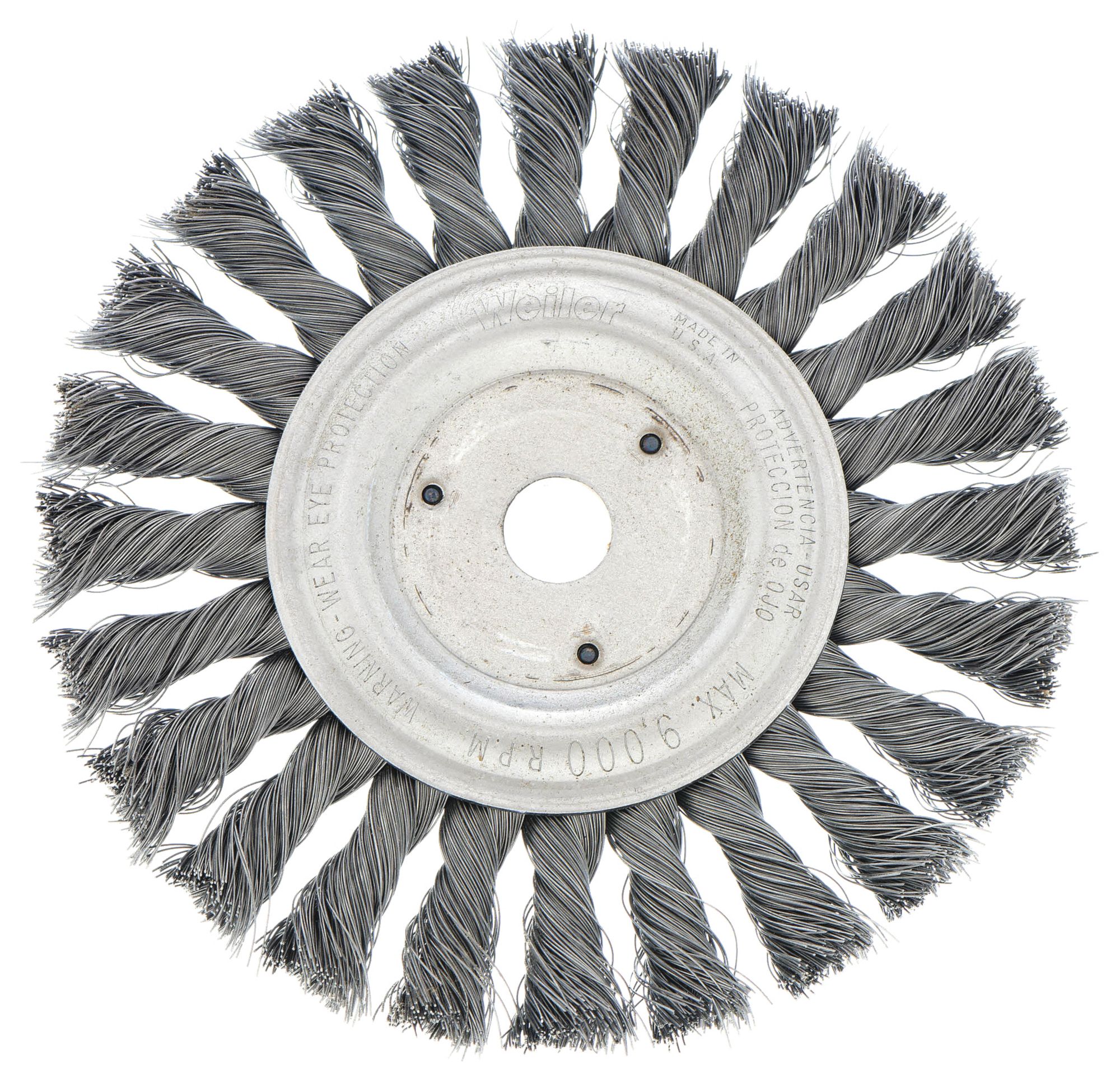 KNOT WHEEL BRUSH,3 IN