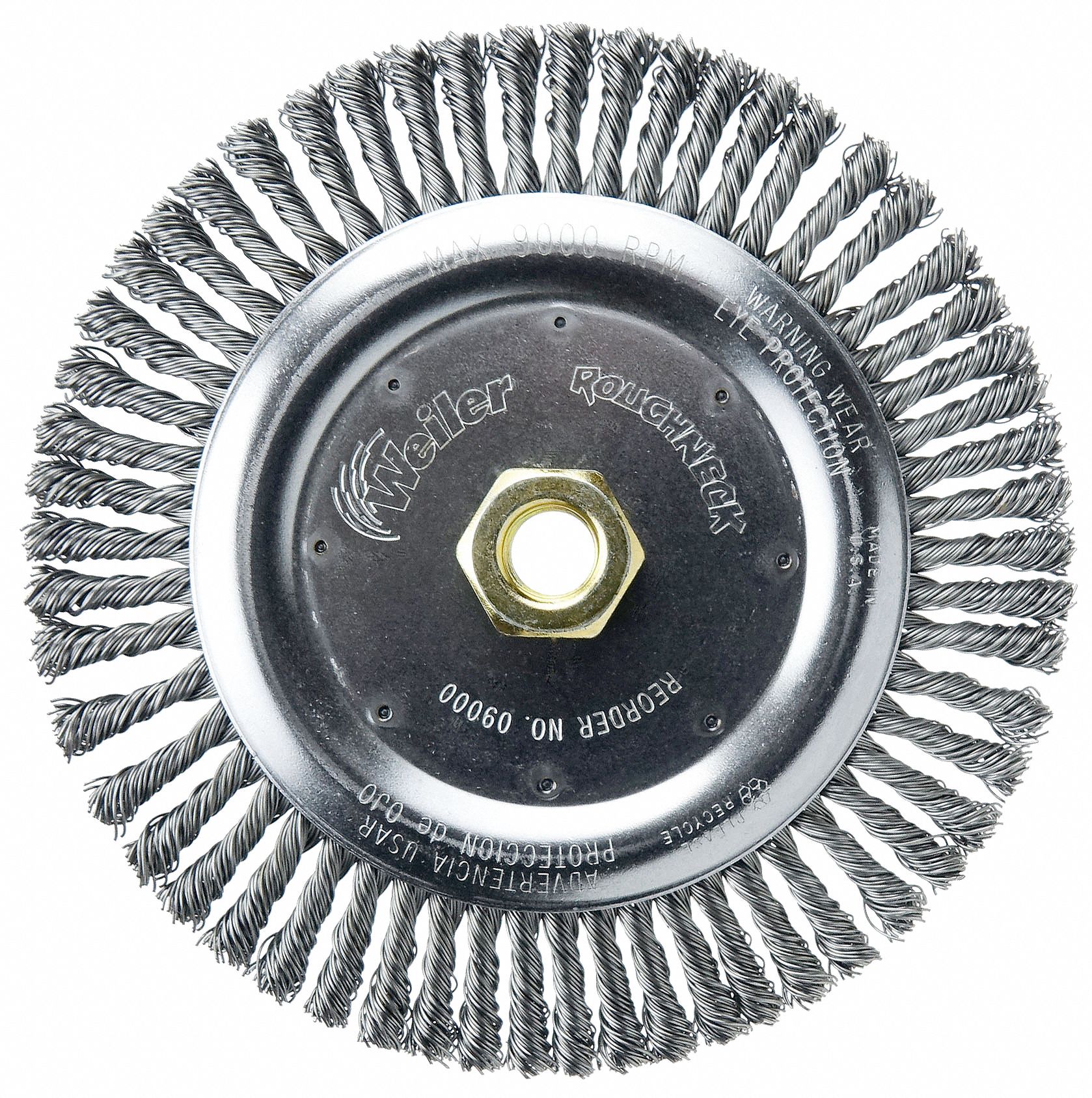Twist Wire Wheel Brush Threaded Arbor