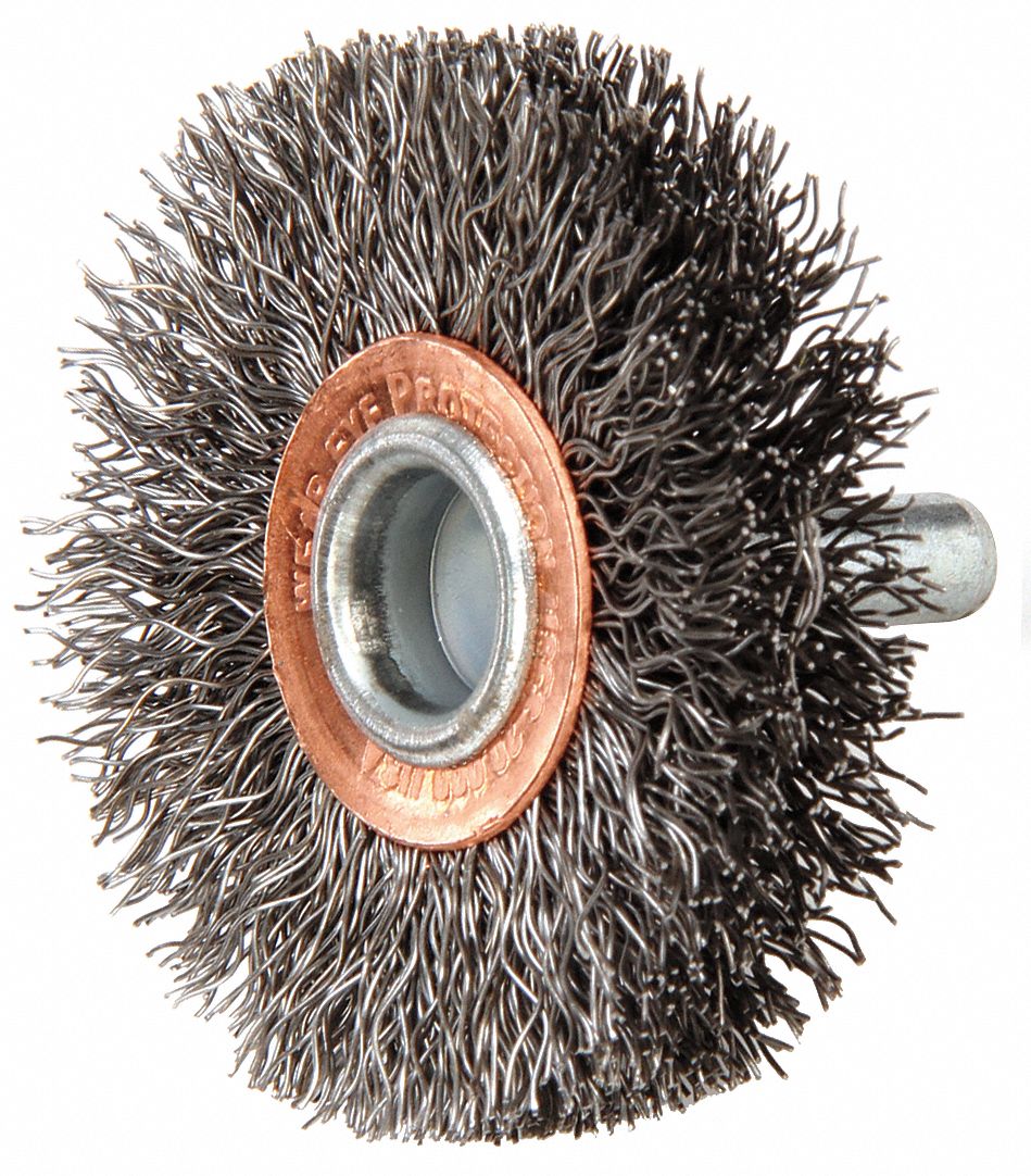 Crimped Wire Wheel Brush Stem 2 In.