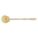 TOILET BRUSH WHITE W/FOAM BEIGE HANDLE