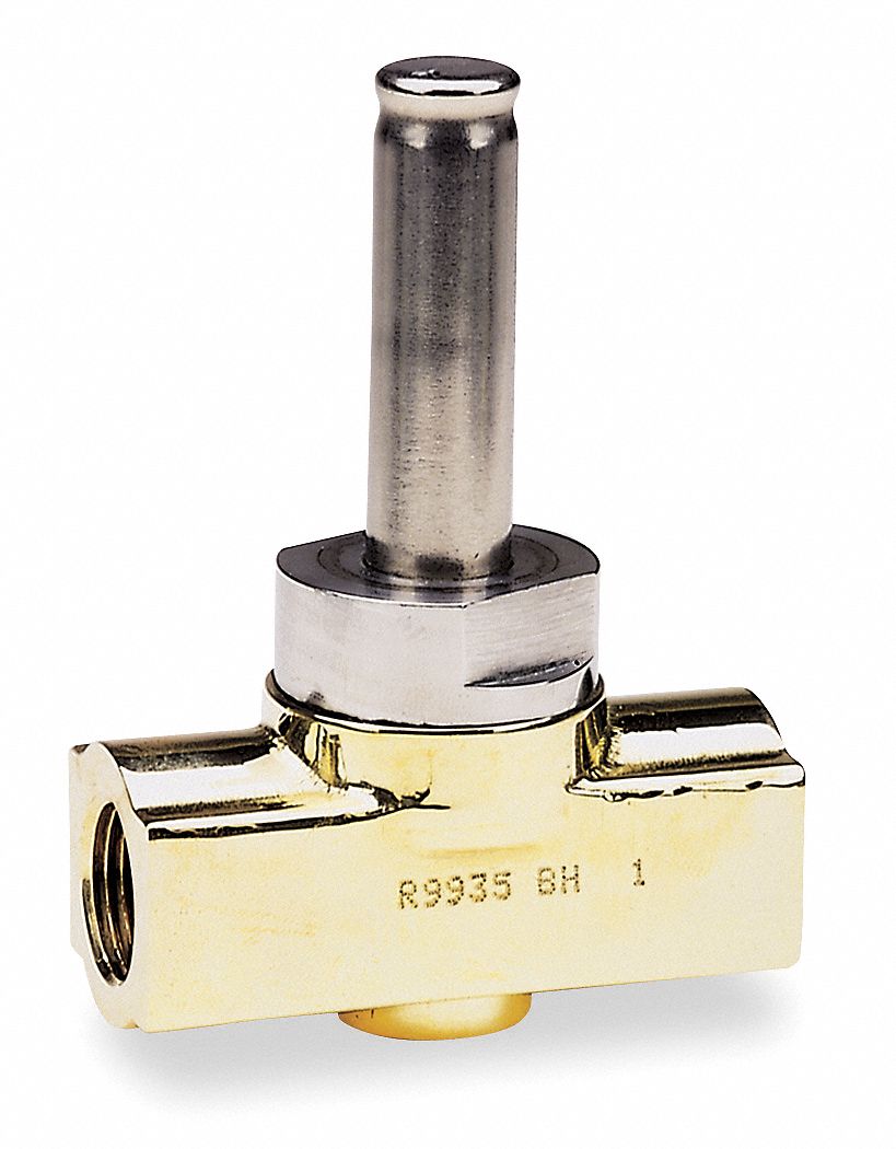 SOLENOID VALVE BODY: 2-WAY, NORMALLY CLOSED, ⅜ IN PIPE SIZE, BRASS BODY, EPM SEAL