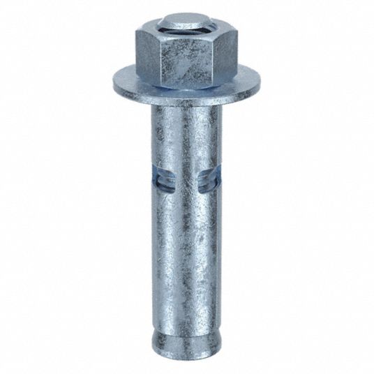 RED HEAD, Expansion Anchor Head Style Hex Nut, Steel, Sleeve Anchor