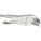 LOCKING SHEET METAL CLAMP, FIXED, 3 1/4 IN MAX JAW OPENING, 1 3/4 IN THROAT D, TRIGGER