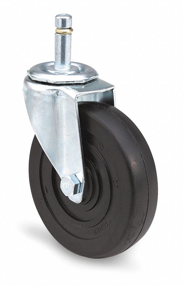 GRAINGER APPROVED Swivel Stem Caster, 4 In, 140 lb, Polyolfn 3A7252F6904027000101R Grainger