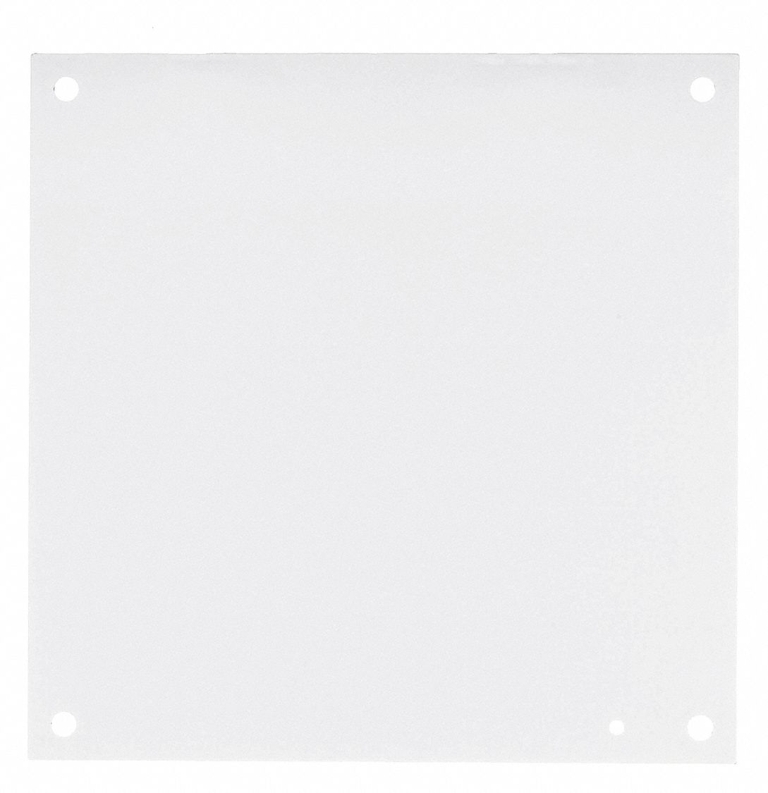 Interior Panel: Back Panel Panel, 17 in Overall Ht, 17 in Overall Wd, Steel, Powder Coated