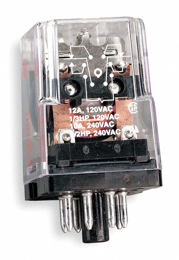 3 Amps to 19.9 Amps TE Connectivity/P&B Brand KRPA-11DG-12 Medium Power Relays