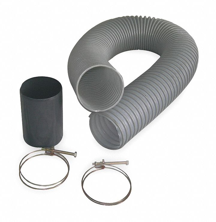Hose Extension Kit: 5 in Dia x 5 ft L, For Use With 3AA22/3AA23