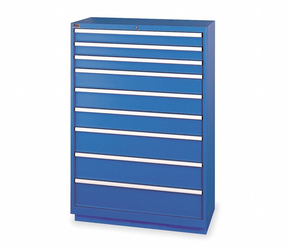 LISTA Gabinete Modular con Cajones, Fijo, 59-1/2" Alto, 40-1/4" Ancho