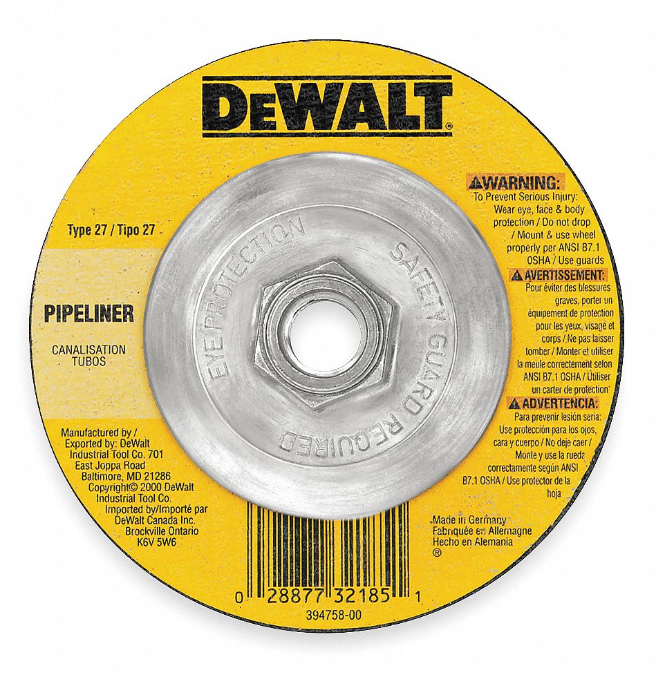 DEWALT DW8021 14 X 1/8 X 20 Etal Portable Saw Cut-off Wheel