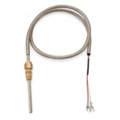 TTW00178 TEMPCO 304 Stainless Steel Thermocouple Probe,Type J,Length 3 ft.