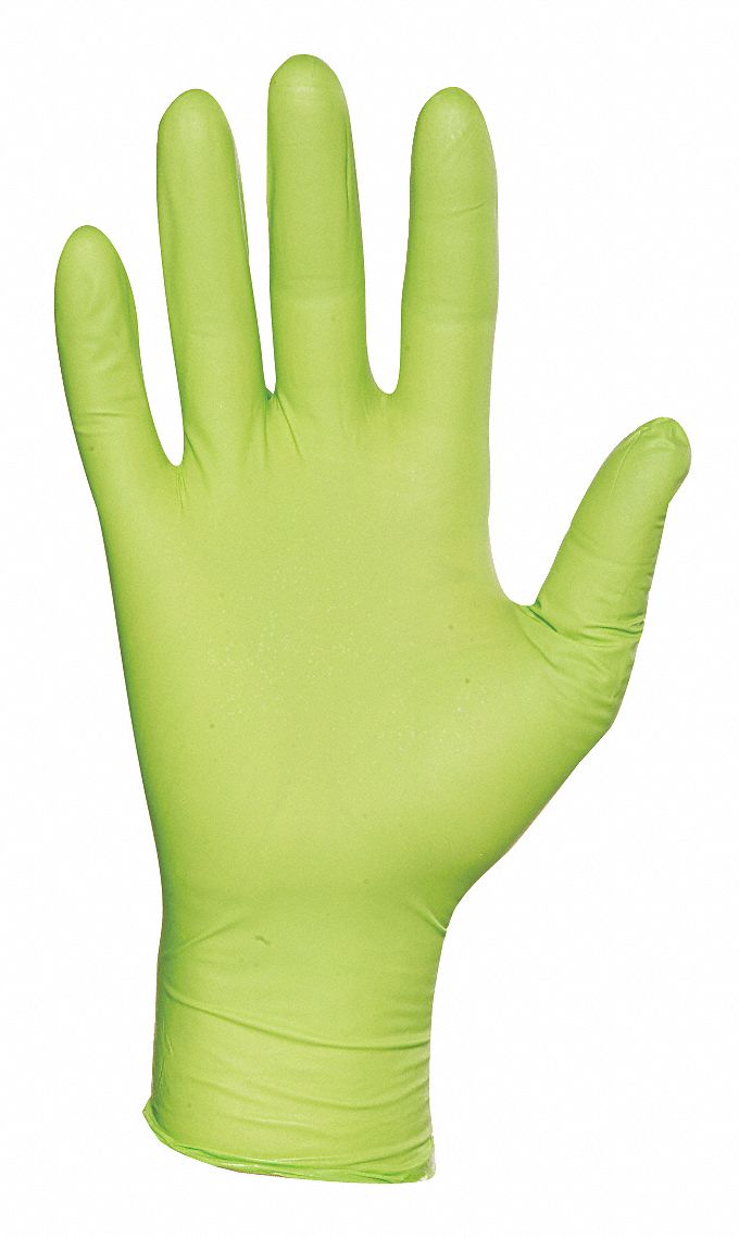 DISPOSABLE GLOVES, FOOD-GRADE, L (9), 5 MIL, POWDER-FREE, NITRILE, SMOOTH, 50 PK