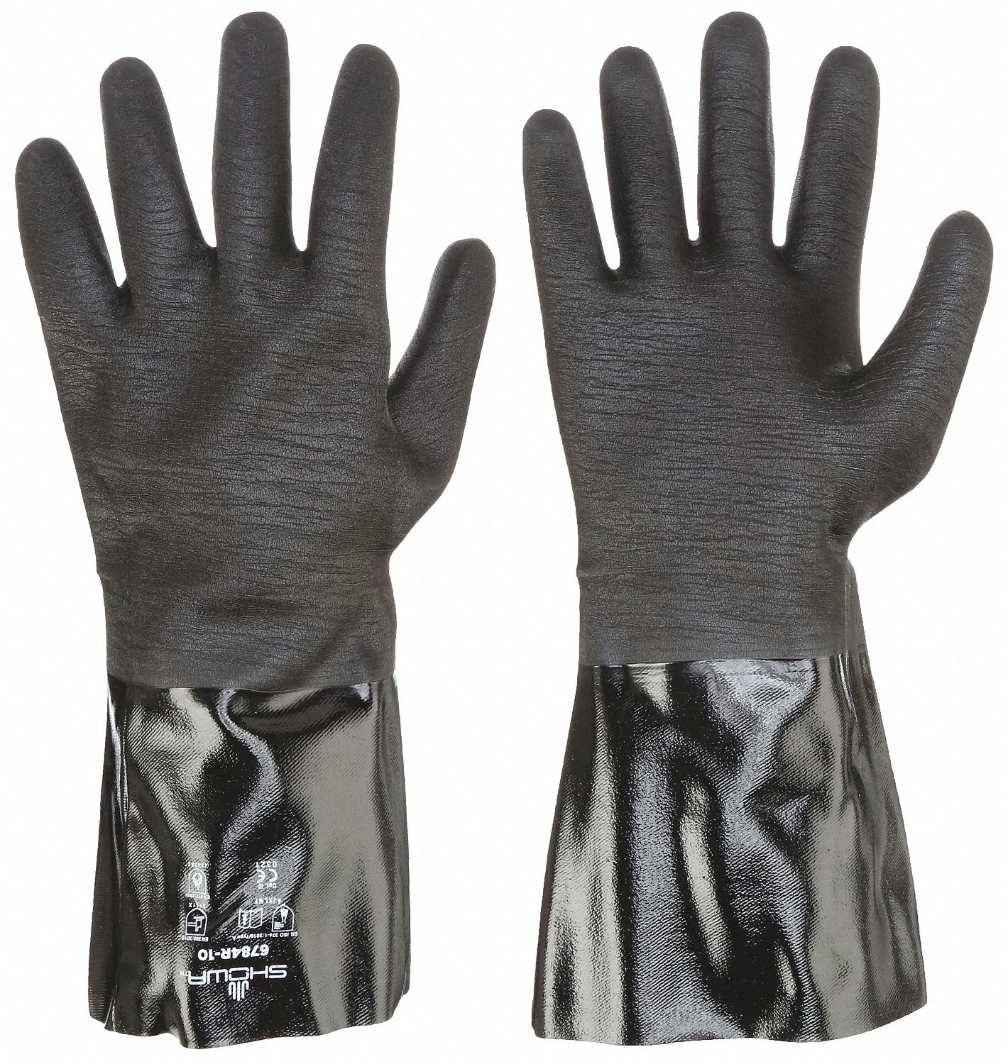 Showa-Best Glove - BES 874R-09 - Best Butyl II, Unlined 14 Mil, 14 In, LG -  Safeware, Inc.