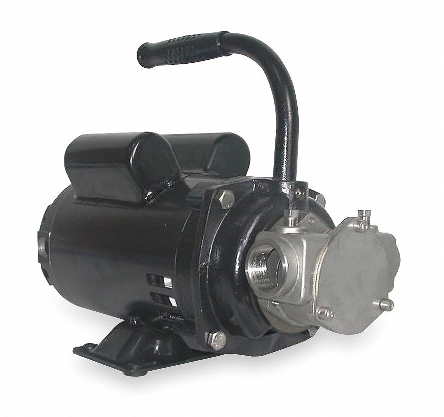 DAYTON 14.0/7.0 Amps 3/4 HP Flexible Impeller Pump, 34.6 psi, 1 NPT
