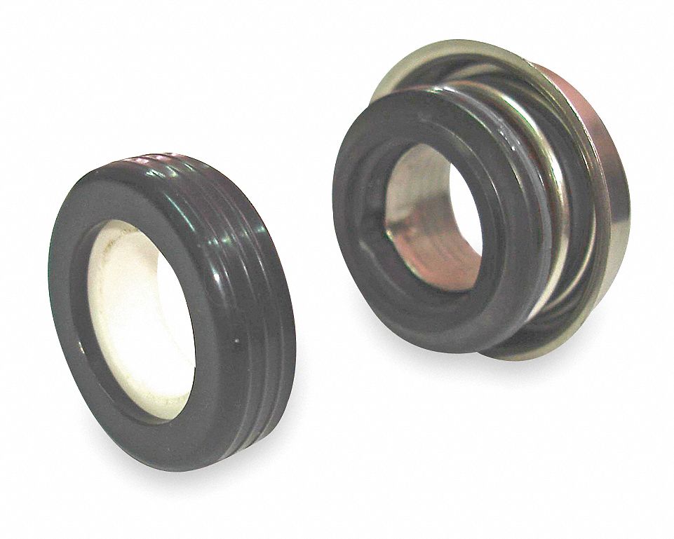 SHAFT SEAL,5/8 IN, BUNA, CARBON, CERAMIC