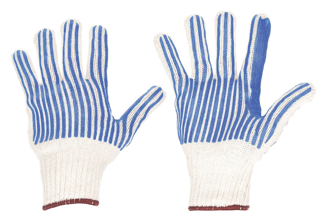 Knit Gloves: Striped,